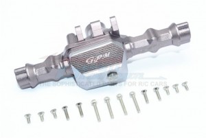 ALUMINUM REAR GEAR BOX 1/10 ELECTRIC 4WD TRX4 DEFENDER TRAIL CRAWLER - Gun silver - TRX4013-GS