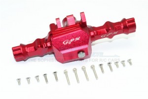 ALUMINUM REAR GEAR BOX 1/10 ELECTRIC 4WD TRX4 DEFENDER TRAIL CRAWLER - Red - TRX4013-R