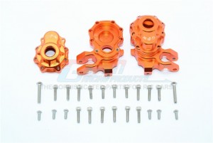 ALUMINUM FRONT KNUCKLE ARMS 1/10 ELECTRIC 4WD TRX4 DEFENDER TRAIL CRAWLER - Orange - TRX4021-OR