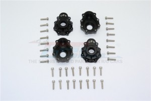 ALUMINUM OUTER PORTAL DRIVE HOUSING (FRONT OR REAR) 1/10 ELECTRIC 4WD TRX4 DEFENDER TRAIL CRAWLER - TRX4021A/2-BK