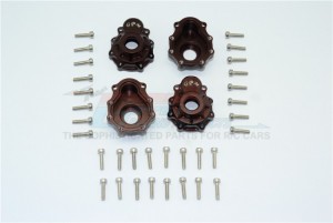 ALUMINUM OUTER PORTAL DRIVE HOUSING (FRONT OR REAR) 1/10 ELECTRIC 4WD TRX4 DEFENDER TRAIL CRAWLER - Brown - TRX4021A/2-BR