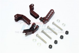GPM TRX4029FR ALUMINUM ADJUSTABLE F/R DAMPER MOUNT 1/10 ELECTRIC 4WD TRX4 DEFENDER TRAIL CRAWLER - Brown - TRX4029FR-BR