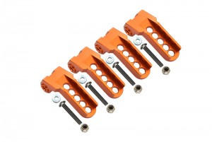 GPM TRX4029FR ALUMINUM ADJUSTABLE F/R DAMPER MOUNT 1/10 ELECTRIC 4WD TRX4 DEFENDER TRAIL CRAWLER - TRX4029FR-OR