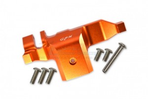 GPM TRX4038GCB ALUMINUM TRANSMISSION LOWER SPUR GEAR CASE COVER 1/10 ELECTRIC 4WD TRX4 DEFENDER TRAIL CRAWLER - Orange - TRX4038GCB-OR