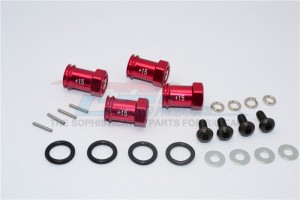 GPM ERV010/+15MM ALLOY HEX ADAPTOR +15MM TRAXXAS 1/16 MINI E-REVO - ERV010/+15MM-R