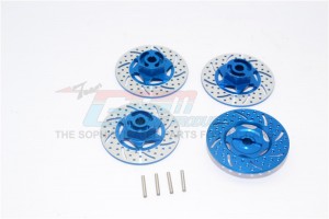 GPM ERV010A/DISK ALLOY BRAKE DISK HEX ADAPTORS TRAXXAS 1/16 MINI E-REVO - ERV010A/DISK-B