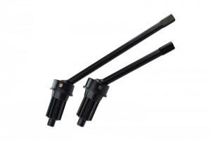 GPM TRX44571 STEEL #45 CVD FOR FRONT 1/10 ELECTRIC 4WD TRX4 DEFENDER TRAIL CRAWLER - Black - TRX44571-BK