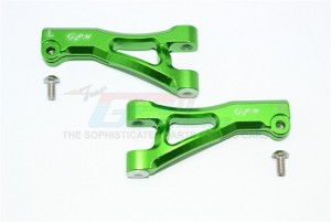 GPM MAS054 ALUMINUM FRONT UPPER ARMS 1/10 4WD ELECTRIC SENTON 6S BLX SUPER-DUTY SHORT - Green - MAS054-G