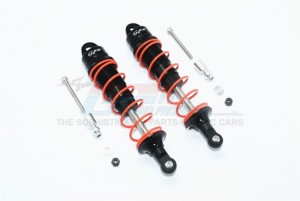 GPM MAS110R ALUMINUM REAR ADJUSTABLE DAMPERS 100MM 1/10 4WD ELECTRIC SENTON 6S BLX SUPER-DUTY SHORT - Black - MAS110R-BK-OR-BEBK