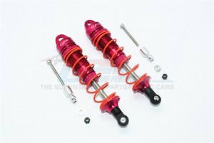GPM MAS110R ALUMINUM REAR ADJUSTABLE DAMPERS 100MM 1/10 4WD ELECTRIC SENTON 6S BLX SUPER-DUTY SHORT - Red - MAS110R-R-OR-BEBK