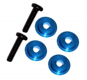 M6.4 X 1.7 Ball Bearing Spacer - Light Blue - M4WD-03/LB