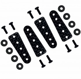 3RACING M4WD-09 Carbon Reinforcing Plate Set TAMIYA MINI 4WD - M4WD-09