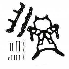 3RACING M4WD-17 Carbon Super XX Chassis set TAMIYA MINI 4WD - M4WD-17