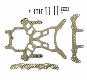 3RACING M4WD-17 Carbon Super XX Chassis set TAMIYA MINI 4WD - M4WD-17_SG