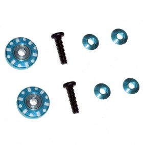 9mm Aluminum Ball -Race Rollers ( Ringless ) TAMIYA MINI 4WD - M4WD-29/LB