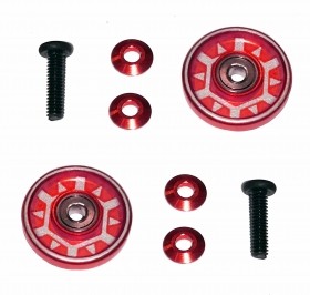 13mm Aluminum Ball -Race Rollers ( Ringless ) TAMIYA MINI 4WD - M4WD-30/RE