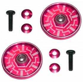 19mm Aluminum Ball -Race Rollers ( Ringless ) TAMIYA MINI 4WD - M4WD-32/PK