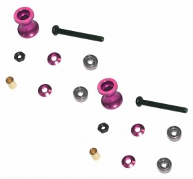 Double Aluminum Rollers ( 8-9mm ) TAMIYA MINI 4WD - M4WD-33/PK