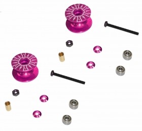 Double Aluminum Rollers ( 16-17mm ) TAMIYA MINI 4WD - M4WD-35/PK