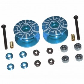 Double Aluminum Rollers ( 18-19mm ) TAMIYA MINI 4WD - M4WD-36/LB