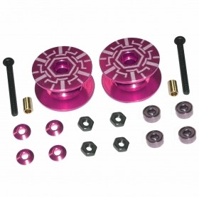 Double Aluminum Rollers ( 18-19mm ) TAMIYA MINI 4WD - M4WD-36/PK