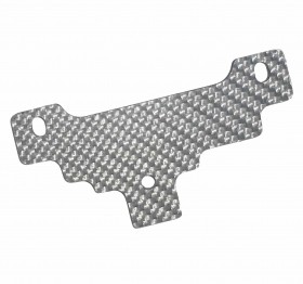 3RACING M4WD-44 Silver Carbon Rear Multi Roller Plate Base TAMIYA MINI 4WD - M4WD-44/SG