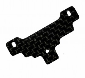 3RACING M4WD-44 Silver Carbon Rear Multi Roller Plate Base TAMIYA MINI 4WD - M4WD-44/WO