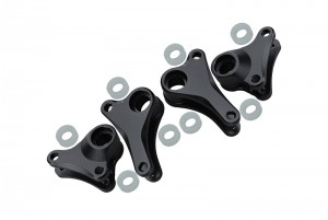 GPM ERV027 ALLOY FRONT And REAR ROCKER ARM  TRAXXAS 1/16 MINI E-REVO - ERV027-BK