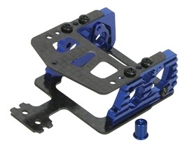 3RACING KZ-06/BU/SG AL Motor Mount W/ Graphite Plate Ver. 2 For Mini-Z MR-02 RM(wheel base90mm,94mm&98mm) - KZ-06/V2/WO