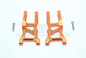 GPM GT055 ALUMINUM FRONT SUSPENSION ARMS TRAXXAS 1/10 4WD FORD GT4-TEC 2.0 / 4-TEC 3.0 93054-4 - Orange - GT055-OR