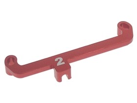 3RACING AWD-10/2 Front Toe In / Out Linkage 2 Degree For Mini-Z AWD - AWD-10/2