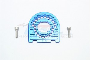 GPM GT018 ALUMINUM MOTOR MOUNT PLATE WITH HEAT SINK FINS 1/10 4WD FORD GT4-TEC 2.0 / 4-TEC 3.0 93054-4 - Blue - GT018-B