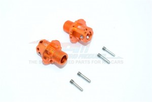 GPM ARR010/+13MM ALUMINUM 13MM HEX ADAPTERS ARRMA TYPHON SENTON TALION KRATON - Orange - ARR010/+13MM-OR