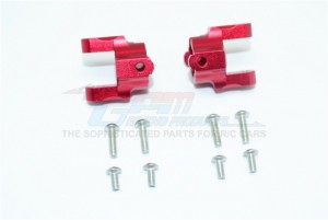 GPM VEN019 ALUMINUM FRONT C HUBS 1/10 HPI ELECTRIC 4WD RTR VENTURE TOYOTA FJ CRUISER - Red - VEN019-R