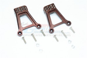 GPM VEN030 ALUMINUM ADJUSTABLE REAR DAMPER MOUNT 1/10 HPI ELECTRIC 4WD RTR VENTURE TOYOTA FJ CRUISER - Brown - VEN030-BR