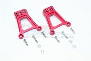 GPM VEN030 ALUMINUM ADJUSTABLE REAR DAMPER MOUNT 1/10 HPI ELECTRIC 4WD RTR VENTURE TOYOTA FJ CRUISER - Red - VEN030-R