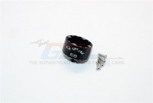 ALUMINUM FRONT OR REAR DIFFERENTIAL CASE 1/8 4WD E6 III HX MONSTER TRUCK EP #505005 - E6011-BK