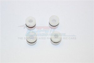 POM POLYOXYMETHYLENE FRONT/REAR CUPPED SEAT BALL THREADED COLLARS W/RUBBER 1/8 4WD E6 III HX MONSTER TRUCK EP #505005 - E6021/DC-W