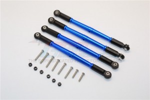 ALUMINUM FRONT REAR STEERING TIE ROD 1/8 4WD E6 III HX MONSTER TRUCK EP #505005 - E6049-B-BEBK
