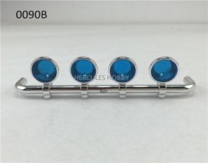 Roof Top Lights Bar 4 Round W/ Plastic Stands For RC Tamiya 1/14 Tractor Truck - HH-UP0090B