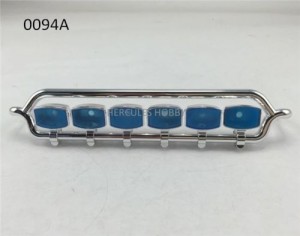 Roof Top Lights Bar 6 Square Lights W/ Stands For RC Tamiya Scania 1/14 Tractor - HH-UP0094A