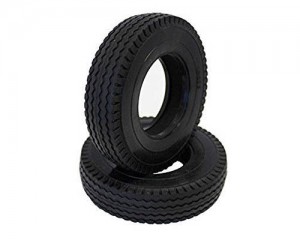 Optional Parts Standard Front Wide Tyre 2pcs For TAMIYA 1/14 Semi-Trailer Truck - HH-SP0002