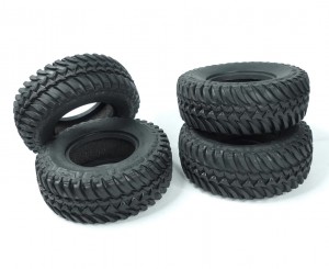 3RACING CRA-147 Tire Set 4pcs - 98mm For Crawler EX - CRA-147
