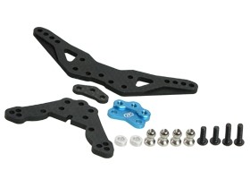 3RACING Rear Graphite Shock Tower For DB-01 - DB01-03/WO