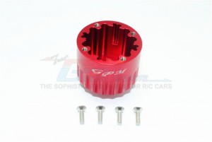 GPM SB011 ALUMINIUM FRONT / CENTER / REAR DIFF CASE TEAM LOSI 1/6 SUPER BAJA REY 4X4 - Red - SB011-R