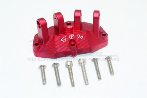 GPM SB013B ALUMINUM MOUNT FOR UPPER GEARBOX REAR UPPER SUSPENSION LINKS TEAM LOSI 1/6 SUPER BAJA REY 4X4 - Red - SB013B-R