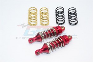 GPM ERV348 ALLOY FRONT / REAR ADJUSTABLE SPRING DAMPER TRAXXAS 1/16 MINI E-REVO - Red - ERV348-R-S