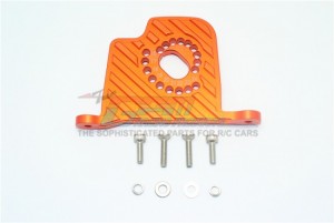 GPM SB018 ALUMINUM MOTOR MOUNT PLATE WITH HEAT SINK FINS TEAM LOSI 1/6 SUPER BAJA REY 4X4 - Orange - SB018-OR