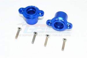 GPM SB022 ALUMINUM REAR AXLE ADAPTERS TEAM LOSI 1/6 SUPER BAJA REY 4X4 - Blue - SB022-B