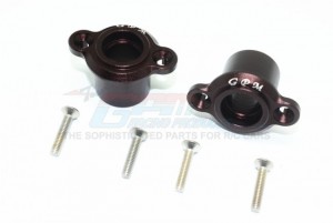GPM SB022 ALUMINUM REAR AXLE ADAPTERS TEAM LOSI 1/6 SUPER BAJA REY 4X4 - SB022-BR